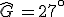 \widehat{G}\,=27^{\circ}