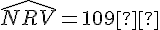 \widehat{NRV} = 109°