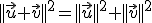 ||\vec{u}+\vec{v}||^2=||\vec{u}||^2+||\vec{v}||^2