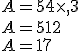 A=5+4\times   3\\A=5+12\\A=17