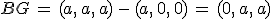 BG\,=\,(a%2C\,a%2C\,a)\,-\,(a%2C\,0%2C\,0)\,=\,(0%2C\,a%2C\,a)