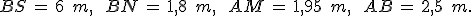 BS\,=\,6\,\%2C\,m%2C\,\quad\,BN\,=\,1%2C8\,\%2C\,m%2C\,\quad\,AM\,=\,1%2C95\,\%2C\,m%2C\,\quad\,AB\,=\,2%2C5\,\%2C\,m.