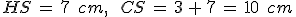 HS\,=\,7\,\%2C\,cm%2C\,\quad\,CS\,=\,3\,%2B\,7\,=\,10\,\%2C\,cm