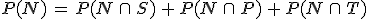 P(N)\,=\,P(N\,\cap\,S)\,%2B\,P(N\,\cap\,P)\,%2B\,P(N\,\cap\,T)
