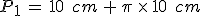 P_1\,=\,10\,\%2C\,cm\,%2B\,\pi\,\times  \,10\,\%2C\,cm