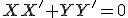 XX'+YY'=0