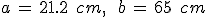 a\,=\,21.2\,\%2C\,cm%2C\,\quad\,b\,=\,65\,\%2C\,cm