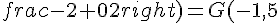 Gleft(frac{0+(-3)}{2};frac{-2+0}{2}right)=G(-1{,}5;-1)