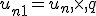 u_{n+1}=u_n,\times  ,q