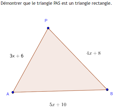 Théorème de Pythagore. : exercices en 4ème.