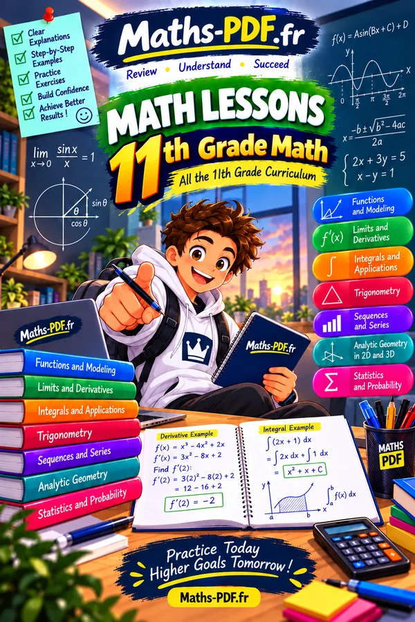 Cover of Algebra 2 Math Lessons, a printable PDF book