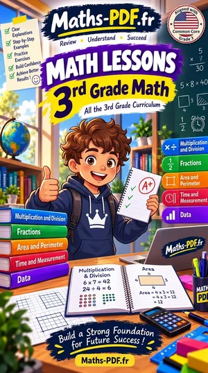 Cover of the book Grade 3 Math Lessons (PDF)