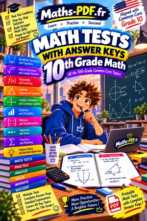 Cover of the book Geometry Math Tests with Answer Keys (PDF)