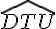 \widehat{DTU}