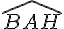 \widehat{BAH}