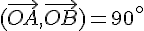 (\vec{OA},\vec{OB})=90^\circ