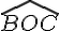 \widehat{BOC}