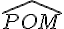 \widehat{POM}