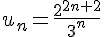 u_n=\frac{2^{2n+2}}{3^n}