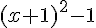 (x+1)^2-1