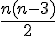 \frac{n(n-3)}{2}