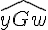 \widehat{yGw}