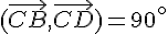 (\vec{CB},\vec{CD})=90^\circ