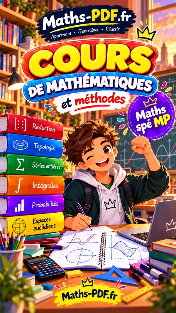 Couverture du manuel de cours de maths spé (MP) en PDF