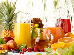 Jus de fruit.