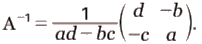 matrice inverse