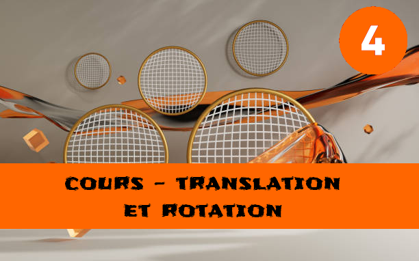 Translation et rotation : cours de maths en 4ème