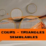 triangles semblables cours maths 4eme