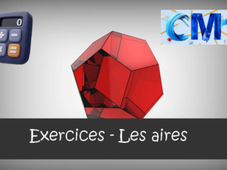 Les aires de figures : exercices de maths en CM1 corrigés.