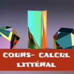 calcul litteral cours maths 5eme
