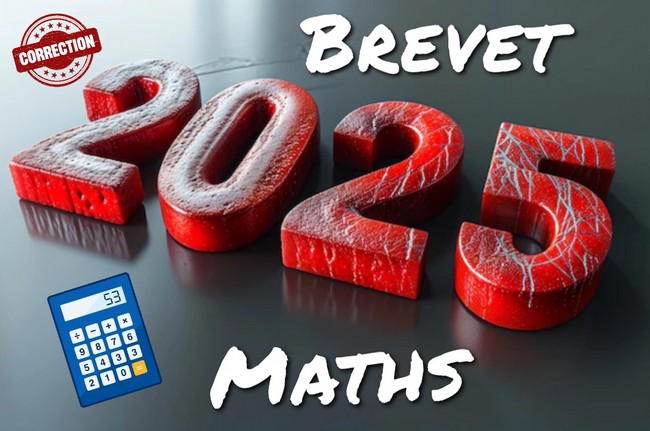 Corrigés du Brevet de maths 2025