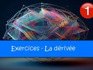 La dérivée : exercices de maths en 2de corrigés en PDF.