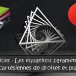 equations parametriques droites plans exercices maths terminale