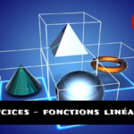 fonctions lineaires exercices maths 3eme