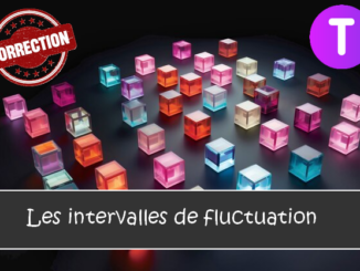 Les intervalles de fluctuation : corrigés des exercices de maths en terminale en PDF.