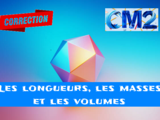 Longueurs, masses et volumes : corrigé des exercices de maths en CM2