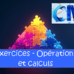 operations calculs exercices maths CM2