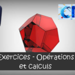 operatioons calculs exercices maths CM1