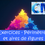 perimetre aire exercices maths CM2