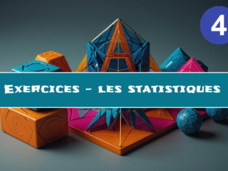 Statistiques : exercices de maths en 4ème