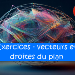vecteurs droites plan exercices maths 1ere