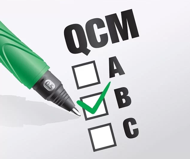 QCM de maths