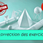 Corrigé des exercices de maths en 1ère