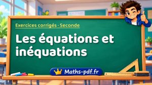 Les équations et inéquations