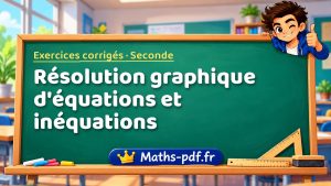 Résolution graphique d’équations et inéquations