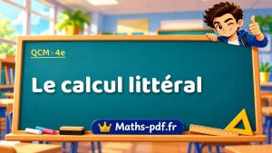 Le calcul littéral